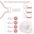 Miniatyrbilde 5 av 7: Dobbel Elektrisk Bryst Pumper 4 Modi & 9 Levels with 4 Size Flenser & 10stk Morstemelk Oppbevaring poser