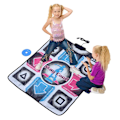 Miniatyrbillede 1 af 6: Skridsikre Dans Pad Fod Print Moves Step Arcade Spil
