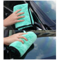 Pikkukuva 7 / 7: 1200GSM paksuu pesu pyyhe mikrokuitu kaksipuolinen koralli fleece auto siivous pyyhkeet