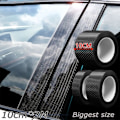 Miniatyrbilde 2 av 10: Nano karbon fiber bil klistremerke diy lim beskytter strimmel auto dør tersk side speil anti ripe tape