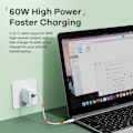 Pikkukuva 5 / 5: 4in1 USB C kaapeli USB tyyppi C Macbookille Iphone pikalataus data johto mikro Lightning kaapeli sarja laatikko pidike