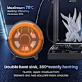 Miniatyrbillede 3 af 7: Professionel 3D Priting Tilbehør Filament Tørretumbler Boks 360° Omgivelser Opvarmning & Max Temperatur Op til 70°C