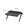 Miniatyrbilde 8 av 8: 2 In 1 TV Skjerm Topp hylle Rekk Justerbar Datamaskin Monitor Skrivebord Stativ TV Rack Lagring Rack