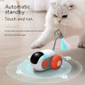 Miniatyrbild 3 av 6: Fjärrkontroll Smart Cat Toy Active Rolling Bil with Replaceable Car,Raddable Wicked Car