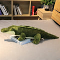 Miniatyrbilde 4 av 6: Utstoppet Dyr Real Life Alligator Plysj Leketøy Simulering Krokodille Dukker Kawaii Ceative Pute for barn