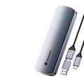 Pikkukuva 1 / 6: Kaksi protokolla kiintolevy kotelo C USB SSD ulkoinen tallennuslaatikko