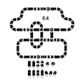 Miniatyrbilde 5 av 5: Bil Roadway Expressway Motorway Flexible Puzzle Track Game