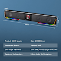 Miniatyrbild 3 av 6: Darknets stöder Bluetooth Trådlös aux 3.5 surround RGB högtalare kolumn ljud bar