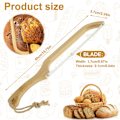 Miniatyrbild 7 av 7: Bröd Kniv Tårta Skärning Kniv Mångsidigt Baguette Cutter Rostfritt Stål Limpa Bröd Skärare