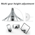 Miniatyrbild 4 av 7: Hög kvalitet Universell Mini Size Aluminium Bärbar Fullbart Skrivbord Fäste Hållare Fäste Mobil Telefon Vagga Fullbart Stativ