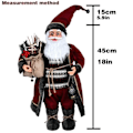 Miniatyrbilde 4 av 4: Julenissen dukke jul dukke  gave god jul pynt til hjem pynt