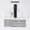 Miniatyrbillede 3 af 6: Mast Tatovering Flip Justerbar Seks Stroke Længder Custom Coreless Motor RCA Interface Rotary Machine Pen Tattoo Supplies