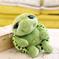 Miniatyrbillede 7 af 7: 1 stykker Skildpadde Plys Legetøj Store Øje Grøn Plysj Dukke Fyld Dyr Skildpadde Legetøj