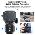 Miniatyrbilde 5 av 7: F 38 Quick Release Fluid Video Head Panoramic Gimbal Head  Avtakbar Håndtak for Stativ Shooting