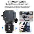 Miniatyrbillede 5 af 7: F 38 Quick Release Fluid Video Head Panoramic Gimbal Head  Aftageligt Håndtag til Stativ Shooting