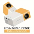 Miniatyrbilde 6 av 6: Mini LED Projektor 1000 Lumen 320x240P HDMI-kompatibel USB Lyd Hjem Media spiller