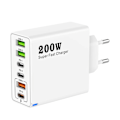 Miniatyrbild 3 av 3: 200W 6-portar USB C super snabb laddare