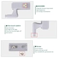 Miniatyrbilde 3 av 6: 4 Stykk Universal LED Inner Hengsel Lampe skap Induksjon Lys Garderobe Skap Sensor Lys