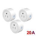 Miniatyrbillede 4 af 9: Smart Plug Mini US Power Outlet Socket 4400W Med Power Monitor Fjernbetjening Kontrol Kompatibel