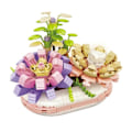 Miniatyrbillede 5 af 5: Noctilucent Potte Planter Sukkulenter Bonsai Træer Have Romantisk Bygningsblokke Model Klodser