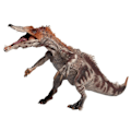 Miniatyrbillede 3 af 5: Baryonyx Model Kunstig Plastik Dinosaur Dyr Model Handling Figurer Samling Legetøj