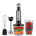Miniatyrbild 1 av 6: 4 i 1 Hög Power Immersion Hand Stick Blender Mixer Inkluderar Hackare