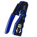 Miniatyrbilde 1 av 8: Crimp Tool Pass Through Crimper Cutter for Cat6a Cat6 Cat5 Cat5e 8P8C Modular Connector Ethernet Crimp Tool