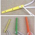 Miniatyrbild 3 av 5: 3 storlekar Multicolor Plast Elastic Glides Guides Threaders Wear Elastic Band Verktyg