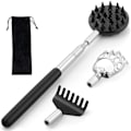 Miniatyrbild 1 av 11: 3 bitar Back Scratcher Teleskopisk Scratching Back Scratcher Massager Kit Scraper