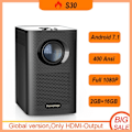 Miniatyrbild 1 av 7: S Portable 1080P Hem Theater Video LED Bluetooth Mini Projector Android 10.0  Projector