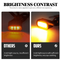 Miniatyrbillede 5 af 6: Motorcykel 2STK Mini LED Lampe Vending Signal Rav Lys