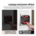 Miniatyrbillede 4 af 6: AC28 Digital Socket Power Tester 250V 50Hz/60Hz Socket Polaritet Detektor Spænding Tester Kretsløbsafbryder Finder EU stik