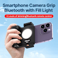 Pikkukuva 5 / 6: Älypuhelin kamera kahva Bluetooth täytteellä Light Selfie Grip langaton kahva