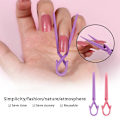 Miniatyrbillede 3 af 7: 10 stykker Negle Klip Set Blandet Farve Neglekunst Farvning Beskyttelse Klips Manicure Værktøj