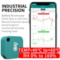 Miniatyrbillede 2 af 6: Temperatur/Fugtighed/Dugpunkt/VPD Sensor Termometer/Hygrometer Logger