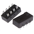 Miniatyrbillede 1 af 6: 2 Pcst Sort 12A 250V 3 Position 8 Pin Toggle Slide Switches
