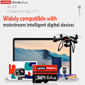 Miniatyrbilde 3 av 6: Micro SD Card Class 10 TF Flash Card 64GB Rød & Black Memory Card