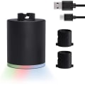 Miniatyrbillede 1 af 6: Elektrisk vandpibe pumpe sæt med 1300 mAh genopladeligt batteri led lys
