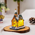 Miniatyrbillede 1 af 5: Jul lys hus kerstdorp jule landsby til hjem jule gaver jule pynt