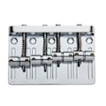 Miniatyrbillede 1 af 5: 4 Strenge Hardtail Bridge For Precision Jazz Bas Chrome 201B-4 Badass