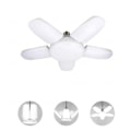 Miniatyrbild 8 av 8: 60W Skär Deformerbar LED Garage Ljus E27 Justerbar Shop Topp Tak Lampa