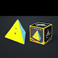 Miniatyrbillede 4 af 7: 3x3x3 Terning trekant Speed Magic spil Professionelt cubo magico Puslespil Farverigt Pædagogisk legetøj
