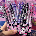 Pikkukuva 1 / 7: 6 kpl sarjakuva geeli kynä Kawaii hello kitty kuromi cinnamoroll paperitarvikkeet