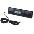 Miniatyrbillede 3 af 6: Digital termometer Auto LCD Display In Out Clock til Bil Akvarie Termometer