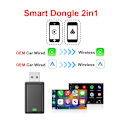 Miniatyrbillede 8 af 8: Tripodpie 2in1 Wireless Carplay Adapter Android Auto Smart USB Dongle Plug and Play For Havel Kia Volvo Audi MG VW Hyundai Jeep