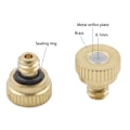 Miniatyrbilde 5 av 7: 10 stykker Forstøver dyse 3/16" Tåke Spray Kjøling Vann System Tilbehør Hage Forstøver Dugg Sprayer 0,3mm (Copy)