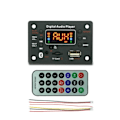 Miniatyrbild 1 av 7: Trådlös Bluetooth 5.0 MP3 WMA Dekoder Kort Bil Ljud USB TF FM Radio Modul
