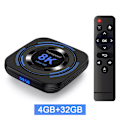 Pikkukuva 9 / 9: Transpeed Android 12 TV BOX Allwinner H618 Dual Wifi 32G64G neli ydin Cortex A53 tuki 8K 4K BT ääni media soitin digisovitin