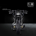 Miniatyrbillede 7 af 7: Klassisk motorcykel bygning model klodser moto vej racer klodser jule gaver legetøj