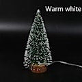 Miniatyrbilde 8 av 8: Mini kunstig juletrær pynt  fest bordplate miniatyr snø frost jule tre